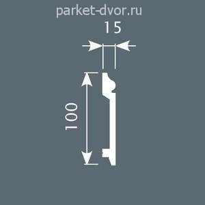 Плинтус CoSca PX026 100х15х2000 мм (пог. м)