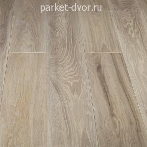 Массивная доска Parketoff Дуб Снежный Масло Рустик 20х150 мм
