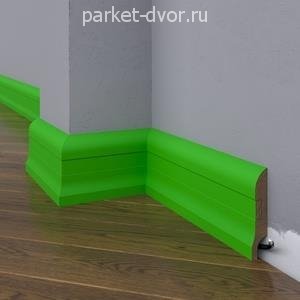 Плинтус Madest Decor 01-083-18 Зелёный 18х83 мм (пог. м)