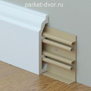 Плинтус Rico Color HSP 18х80 Белый под покраску