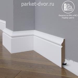 Плинтус Madest Decor 12-100-16 окрашенный в ваш цвет RAL/NCS 16х100 мм (пог. м)