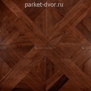 Инженерный модульный паркет Kraft Parkett арт. М23 Орех Натур 14х600х600 мм