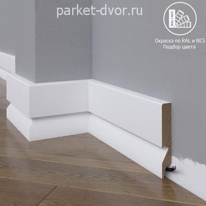 Плинтус Madest Decor 29-100-18 окрашенный в ваш цвет RAL/NCS 18х100 мм (пог. м)