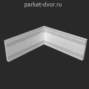Плинтус Deartio P25.127.18 Белый под покраску 18х127х2070 мм (пог. м)
