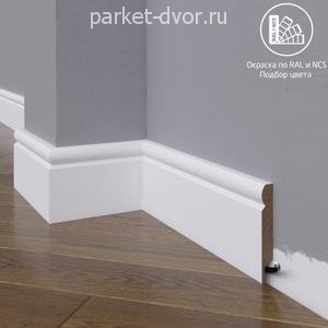 Плинтус Madest Decor 06-083-12 окрашенный в ваш цвет RAL/NCS 12х83 мм (пог. м)