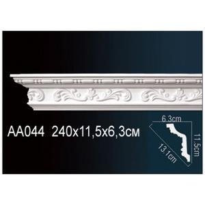 Карниз Перфект AA044F гибкий 63х115х2400 мм