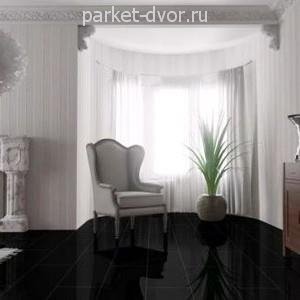 Ламинат Falquon Quadro U190 Schwarz глянец