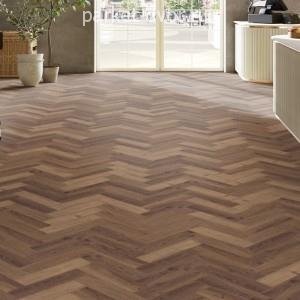 Виниловый ламинат Invictus Maximus Herringbone 42 Highland Oak Chocolate