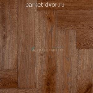 Инженерный паркет Kraft Parkett арт. №405 Английская ёлка Селект 14х100х600 мм