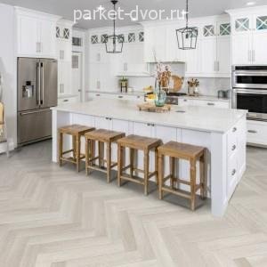Виниловый LVT ламинат Firmfit Herringbone CW-3291 Дуб Белый Браш