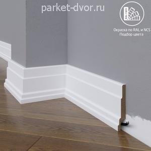 Плинтус Madest Decor 08-088-18 окрашенный в ваш цвет RAL/NCS 18х88 мм (пог. м)