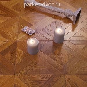 Инженерный модульный паркет Marco Ferutti Linea Дуб Коньяк Браш 405х405х15 мм