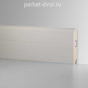 Плинтус МДФ Vecchio Parquet Design №33 Дуб Джок Стрейтч Белый 16х81 мм (пог. м)