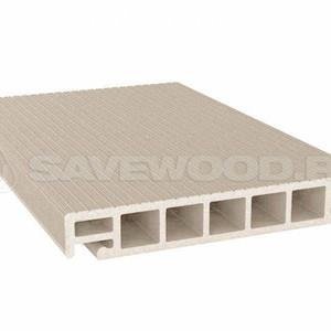 Террасная доска SaveWood Salix-S Бежевый 25х163х6000 мм