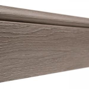 Плинтус Decor Dizayn 701-80SH 16х100х2400 мм (пог. м)