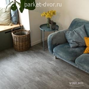 Ламинат SPC Vinilam Ceramo 6 мм 71614 Цемент Светлый