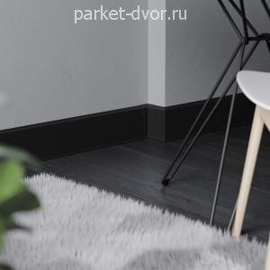 Плинтус Cezar Hi-Line Prestige M090 Чёрный 22х75 мм (пог. м)