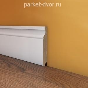Плинтус Evrowood Белый PN 160 16х140х2000 мм (пог. м)