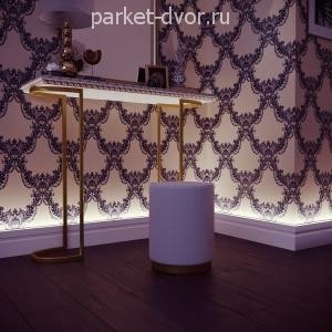 Плинтус Evrowood Белый PN 022 LED с подсветкой 16х70х2000 мм (пог. м)