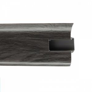 Плинтус пластиковый Royce 823 Дуб Каменный 22х58 мм (пог. м)