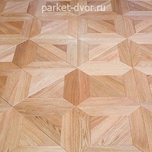Инженерный модульный паркет Marco Ferutti Castello Дуб Натур Браш 450х450х15 мм