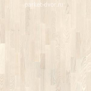 Паркетная доска Tarkett Salsa Art Ясень White Pearl 3-полосный