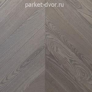 Инженерный паркет ёлка Wood Bee Ясень Fog