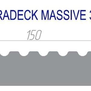 Террасная доска Terradeck Massive 3D Светло-коричневый 21х150х4000 мм