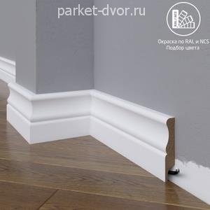 Плинтус Madest Decor 07-083-16 окрашенный в ваш цвет RAL/NCS 16х83 мм (пог. м)