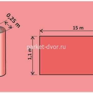 Подложка Solid рулонная красная 2 мм