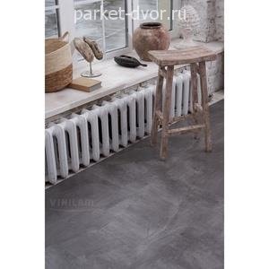 Кварцвиниловая плитка ПВХ Vinilam Ceramo XXL 2,5 мм 61602 Серый Бетон