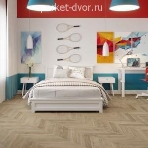 Виниловая плитка Alpine Floor Chevron Alpine LVT Еco 20−2B Дуб Ваниль Селект