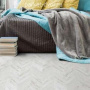 Пробковые полы Corkstyle Chevron White Lock