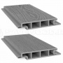 Террасная доска SaveWood Padus Серый Радиальный 25х155х6000 мм