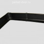 Алюминиевый плинтус самоклеющийся Effector Q63.005 Чёрный 16.8х40х2700 мм (пог. м)