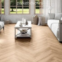 Виниловый ламинат Invictus Maximus Herringbone 32 Divine Oak Cookie