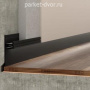 Плинтус Pro Design 7209 теневой скрытый RAL9005 Чёрный 17.5х30х52х2700 мм (пог. м)