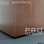 Плинтус Pro Design Panel 7208 скрытый теневой Чёрный Муар 30х16 мм (пог. м)