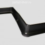 Алюминиевый плинтус самоклеющийся Effector Q63.005 Чёрный 16.8х40х2700 мм (пог. м)