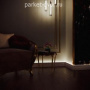 Плинтус Evrowood Белый PN 102 LED 16х100х2000 мм (пог. м)