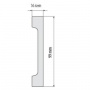 Плинтус Cezar Elegance LPC29 16х99х2440 мм (пог. м)