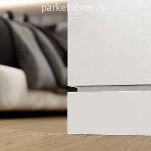 Плинтус Micro 35-59-63 Скрытый Серебро 14.5х80х2050 мм (пог. м)