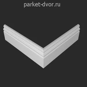 Плинтус Deartio P5.100.18 Белый под покраску 18х100х2070 мм (пог. м)