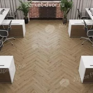 Ламинат Alpine Floor Herringbone 12 Pro LF106-07B Дуб Прованс