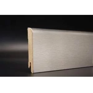 Плинтус МДФ Burkle (Pedross) Алюминий тёмный 15х70х2500 мм (пог. м)