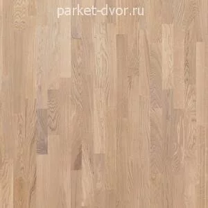 Паркетная доска Polarwood Дуб Living White Matt 3S