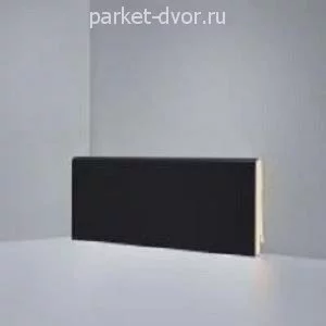 Плинтус Deartio Universal U101-80 Чёрный 16х80х2050 мм (пог. м)