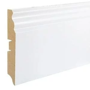 Плинтус Smartprofile Gloss 100E белый МДФ 100х16 мм (пог. м)