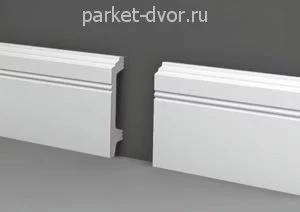 Плинтус напольный Де Багет Н120 20х120х2000 мм (пог. м)