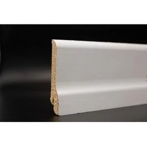 Плинтус деревянный Pedross Белый гладкий 20x80х2500 мм (пог. м)